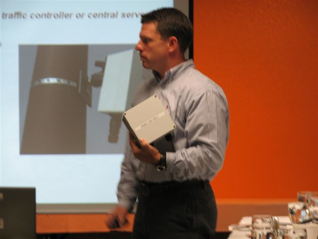 Matt Neeley, WSDOT, explains the 'nuts and bolts' of vehicle detection sensors.