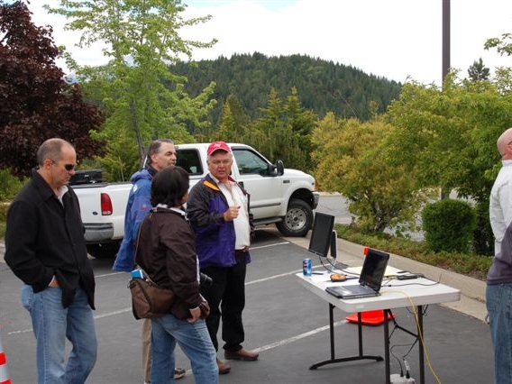 Larry Hayden, WTI TMC-TMS communications demonstration.