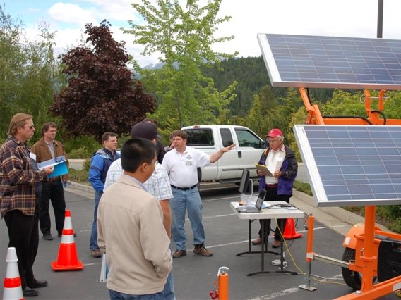 Gary Schoep, WTI TMC-TMS communications demonstration.