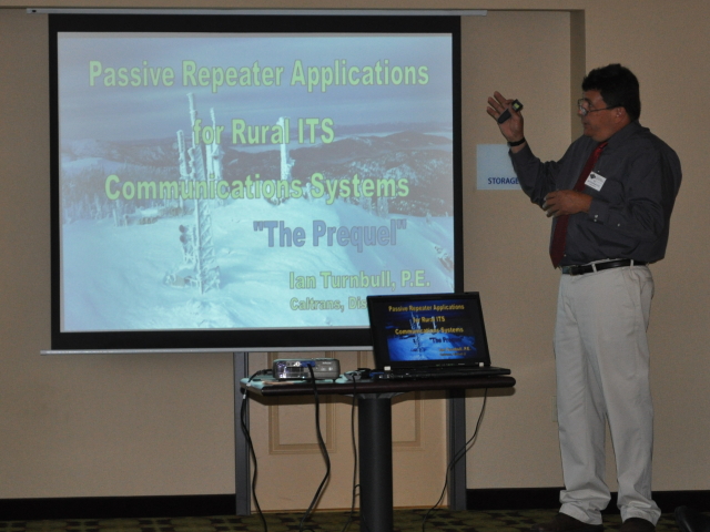 Ian Turnbull from Caltrans District 2 describes a passive repeater system and how it can fit into a Rural ITS communications strategy.